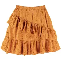 Soft Gallery Kjol - Fine - Orange m. Prickar - - 2 år (92) - Kjol
