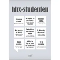 Dialægt Affisch - 30x42 - HHX-studenten - - One Size - Affisch