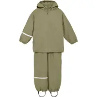 CeLaVi Regnkläder m. Hängslen/Fleece - Återvinn PU - Vandring öv - - 80 - Regnkläder