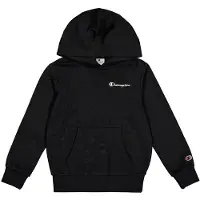 Champion Hoodie - Svart m. Logo - - 3-4 år (98-104) - Hoodie
