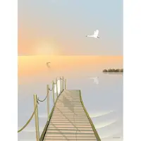 ViSSEVASSE Affisch - 30x40 cm - Bathing Bridge - - One Size - Affisch
