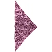 Lala Berlin Halsduk - 162x85 - Triangel M - Burgundy Leo - - One Size - Halsduk