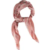 By Stær Halsduk - Yrsa - 70x70 cm - Rosa - - One Size - Halsduk