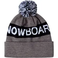Dc-shoes Stickad Mössa - Chester - Gråmelerad/Svart m. Pom-Pom - - One Size - Mössa