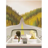 ViSSEVASSE Affisch - 30x40 - Road Trip - - One Size - Affisch