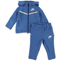 Nike Träningsset - Cardigan/Byxor - Blocked - Marina Blue - - 12 mån - Träningsset