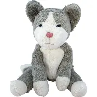 Senger Gosedjur - Liten - Katt - 30 cm - Grå - - One Size - Gosedjur