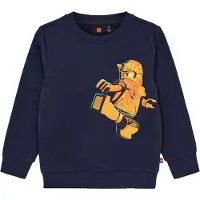 Lego Wear LEGO Ninjago Sweatshirt - LWScout - Dark Marinblå - - 4 år (104) - Sweatshirt