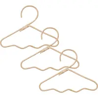 Ferm Living Klädhängare - Rotting - 30x20 cm - 3-pack - Wavi - N - - One Size - Galge