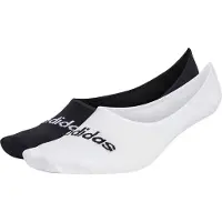 Adidas Footies - 2-pack - Svart/Vit - - 34/36 - Strumpor