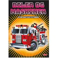 Tactic Aktivitetsbok - Bilar och maskiner - Dansk - - One Size - Aktivitetsbok