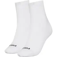 Puma Strumpor - Short Crew - Heart Logo - 2-pack - Vit/Svart - - 35/38 - Strumpor