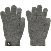 Jack & Jones Handskar - Stickad - Noos - JacBarry - Grey Melange - - L/XL - Handskar