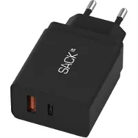 SACKit Adapter - Sack USB 30W - Svart - - One Size - Adapter