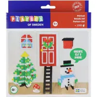 Playbox Pärlset - 2000 st. - Snögubbe m. Dörr - - One Size - Pärlor
