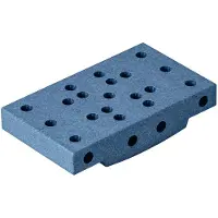 Modu Kloss Bas - 50x30x10 cm - Deep Blue - - One Size - Tumlingdjur