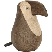 Novoform Träfigur - Toucan - Small - Natural Oak - - One Size - Dekoration