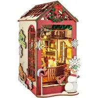 Robotime Miniatyrdiorama - DIY - Bokhörna &amp; Wonderland - Julklapp - - One Size - Kreativt lekset