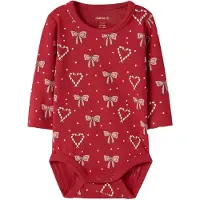 Name it Body l/ä - NbfRi - Jester Red - - 50 - Body L/Ä