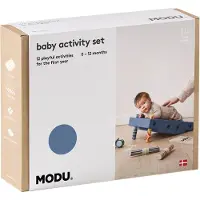 Modu Baby Motoriska färdigheter - 10 Delar - Deep Blue/Sky Blue - - One Size - Tumlingdjur
