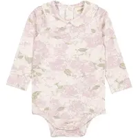 MarMar Body l/ä - Becka - Liten hortensia - - 56 - Body L/Ä