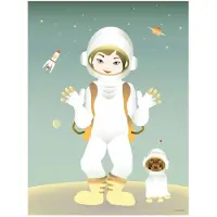 ViSSEVASSE Affisch - 30x40 - The Astronaut - - One Size - Affisch
