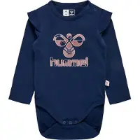 Hummel Body l/ä - hmlDorthe - Black Iris - - 3 år (98) - Body L/Ä