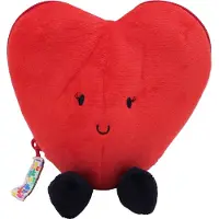 Flipetz Gosedjur - I Love You Heart - Flower Röd - - One Size - Gosedjur
