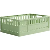 Made Crate Förvaringslåda - Maxi - 48x33x17,5 cm - Spring Green - - One Size - Förvaringslåda