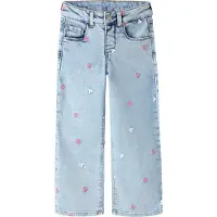 Name it Jeans 'NMFrose' blå denim / ljusrosa / vit