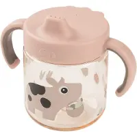 Done by Deer Inlärningspip m. Handtag - 260 ml. - Tiny Farm - PU - - One Size - Mugg