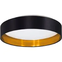 Eglo MASERLO 2 TAK Ø380 SVART/GULD