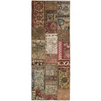 Rezas Vintage Patchwork orientalisk matta 77 x 209 cm