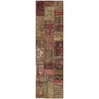 Rezas Vintage Patchwork orientalisk matta 85 x 306 cm