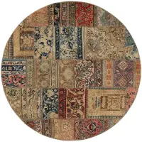 Rezas Vintage Patchwork orientalisk matta 150 x 150 cm