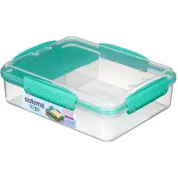 Sistema Matlåda - Snack Attack To Go - 975 ml - Turkos - - One Size - Matlåda