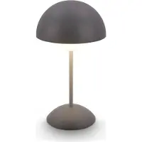 Briloner LED-bordslampa med batteri Kugle, antracit, metall, IP44, dimbar. dimbar, Svart, Metall, Modern