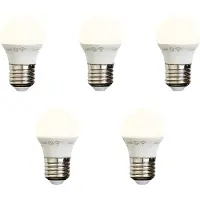 Luumr Set med 5 smarta E27 dimbara LED-lampor P45 Opal 4,9W 470 lm 2200-4000K