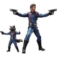 Tamashii Nations Förundran Figurer S.h. Figuarts Star Lord & Rocket Raccoon 6-15 Cm