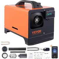 Vevor Dieselluftvärmare Allt-i-ett 12V 5KW Bluetooth App LCD för Bil Husbil