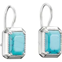 Thomas Sabo ELYNDRA turkosa silverörhängen 13,5 mm H2339-404-17