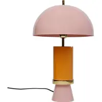 Kare Design bordslampa Josy, Violett / rosa / rosè, Vardagsrum / matsal, Metall, Vintage, Bordslampa