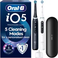 Oral-B Oral B: Eltandborste iO5 Matt Black/QuiteWhite Duo, TC
