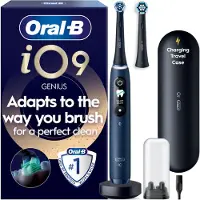 Oral-B Oral B - iO9 Electric Toothbrush - Sapphire Blue - 2 Brush Head, Charging Travel Case