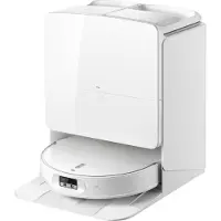 Roborock Qrevo Edge 2 Pro, Utan påse, Vit, Rund, Dammpåse, 3 hjul, 63 dB