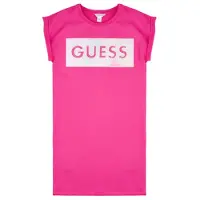 GUESS Kortklänningar STRETCH BABY TERRY SS DRESS flickor - Rosa - 10 ans