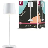 Paulmann 76997 Gilo LED-utomhusbordslampa 2.8 W Varmvit Matt vit