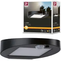 Paulmann Utomhusbelysning , Ryse, Svart, Plast, Modern
