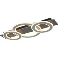 Globo LED taklampa Jayden, Svart, Vardagsrum / matsal, Metall, Modern, LED-taklampa