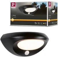 Paulmann Sorava 94856 Solcells-utomhusväggbelysning med rörelsedetektor LED 3.5 W Antracit